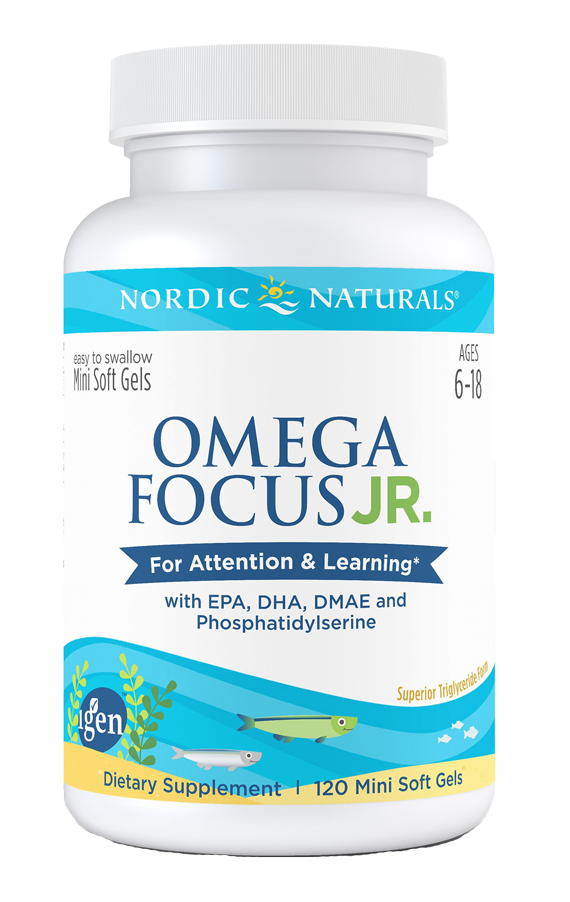 Omega Focus Jr 120 Softgels