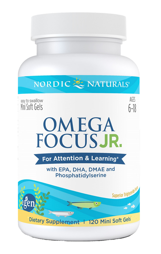 Omega Focus Jr 120 Softgels