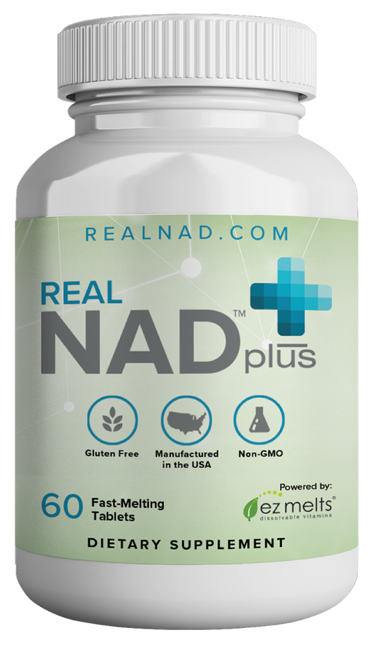 Real NAD+ 60 EZ Melt Tablets